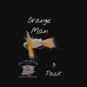 Orange Man Ringneck Series Crappie Jig (Pack of 3, 1/16 ounce jig)