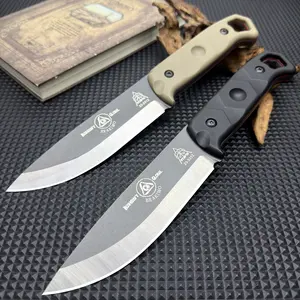 Outdoor Portable Mountain Camping Machete, Fishing Steak Knife, Multi-function Knife, Straight Knife