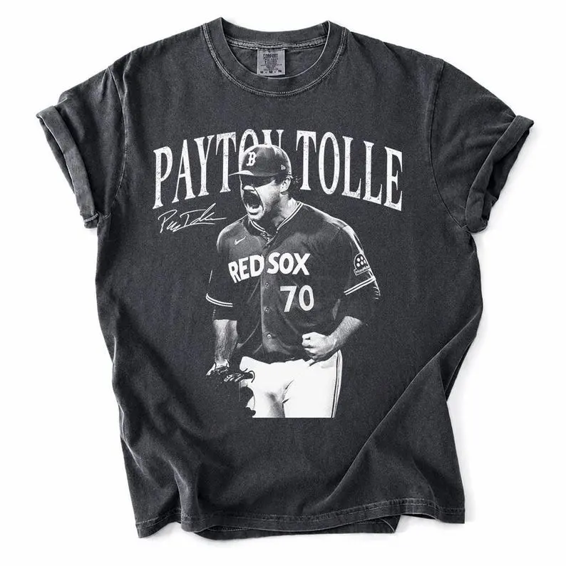 Vintage Payton Tolle Shirt, Comfort Colors Tee, Baseball Graphic, Fan Gift 1