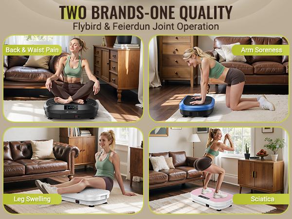 【FLYBIRD & FEIERDUN】Vibration Plate Exercise Machine, 330/340 lbs Capacity Lymphatic Drainage Machine with LED Touch Screen & Remote Control, Full Body Workout for Home Gym, with 2 Resistance Bands #TikTokShopHolidayHaul #SpringStatements 【FLYBIRD & FEIERDUN】Vibration Plate Exercise Machine, 330/340 lbs Capacity Lymphatic Drainage Machine with LED Touch Screen & Remote Control, Full Body Workout for Home Gym, with 2 Resistance Bands #TikTokShopHolidayHaul #SpringStatements
