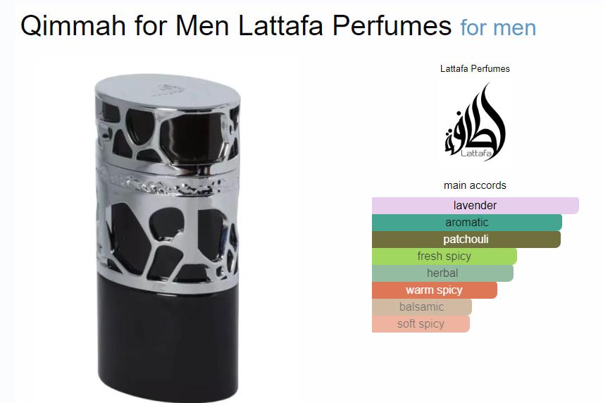 LATTAFA QIMMAH EAU DE PARFUM SPRAY 3.4FL.OZ