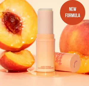 Sweet Spot Juicy Peach Flavored Fragrance - Vegan Cruelty-Free Eco-Friendly Roll-On Balm for Men & Women - Clean Juicy Peach Scent - Hydrating & Lightweight - No Parabens