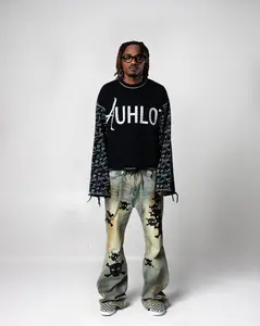 'London' Distressed Long Sleeve