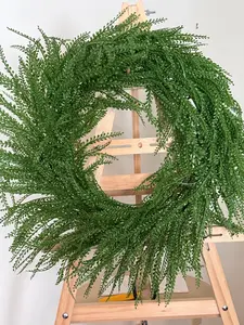 🌿 24” UV-Resistant Beaded Greenery Wreath  Interchangeable Bow System | Year-Round Statement Piece