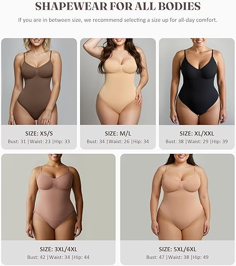 FeelinGirl #CHIL Seamless Covered Bust Jumpsuit Thong Bodysuit Fit Comfort Slimming  Womenswear 1 Breathable Hip Tops Soft  Deals For You Days