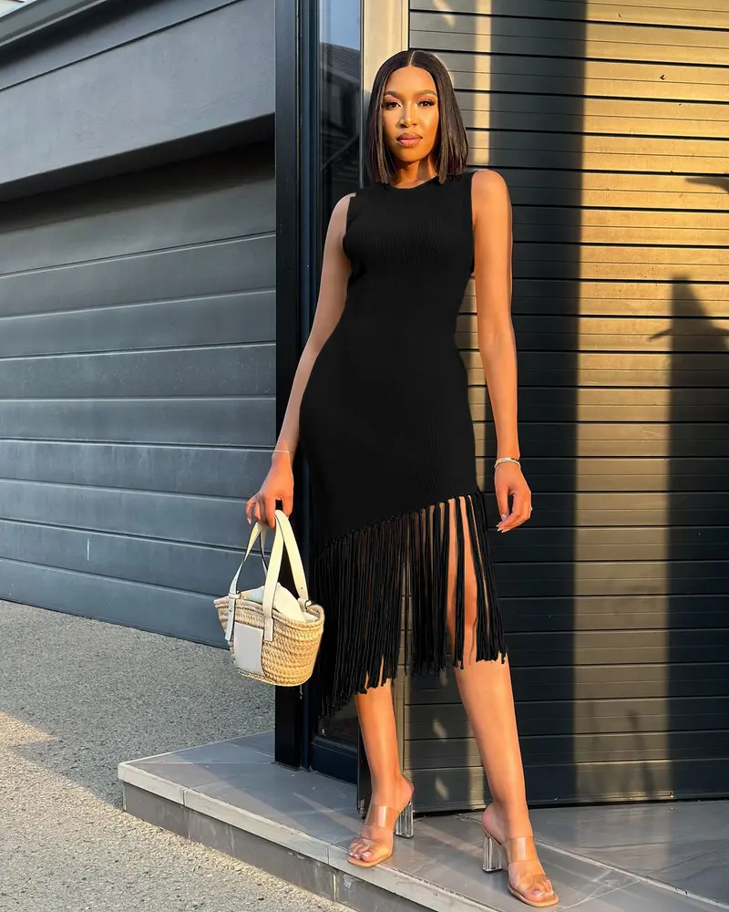sachin and babi light blue dress Transitional Style: Layering a Slip Dress