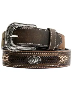 Cody James Men's Southwestern Concho Belt With Lace Detail - Cjasu22bt5