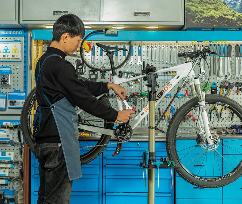 ROCKBROS Bike Repair Stand Max 65 lbs Home Bike Bicycle Stand for Mechanic Maintenance Rack Road Mountain Bikes Repair Stand