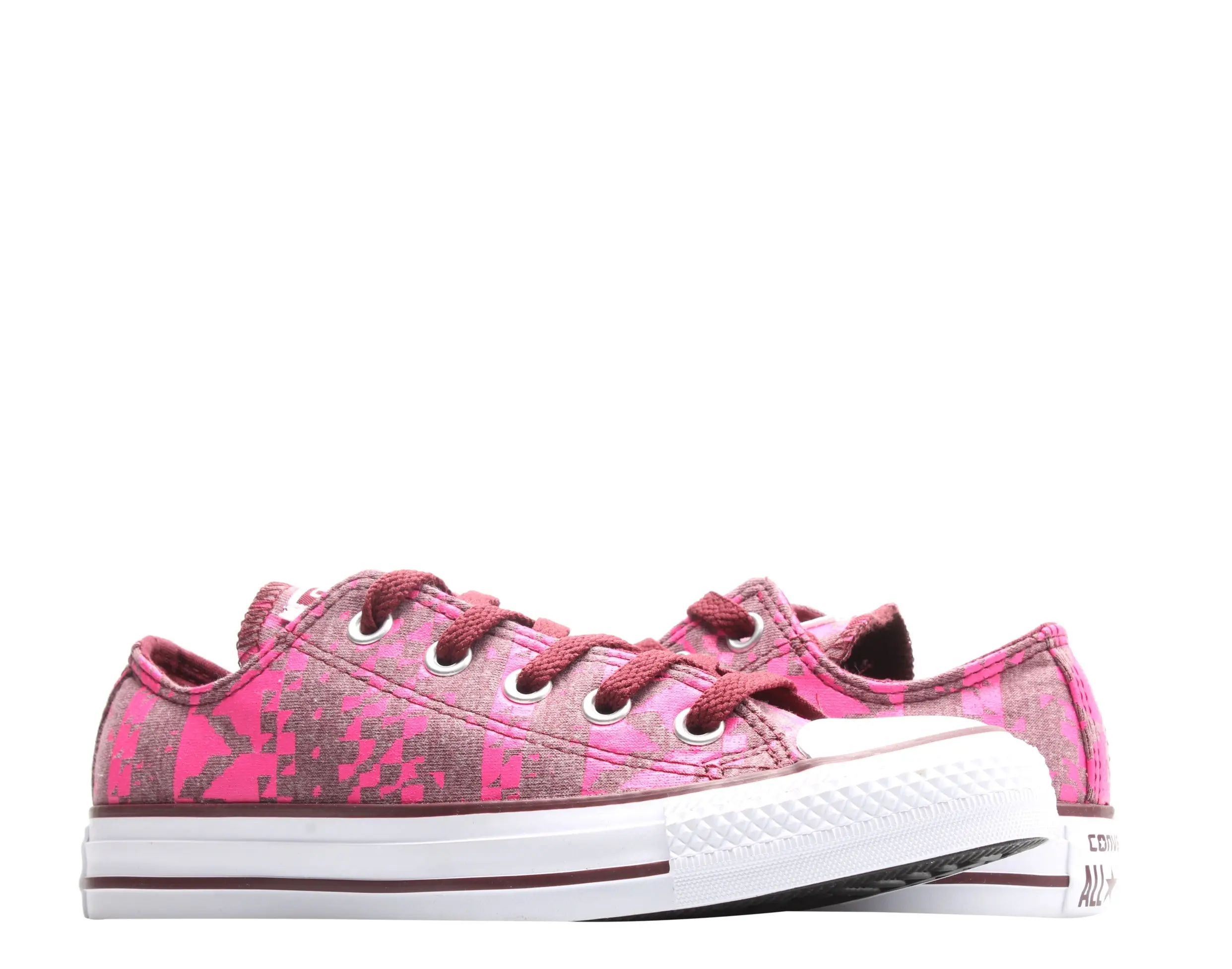 Converse Chuck Taylor All Star Ox Print Bordeau Sneaker in Pink | Women's