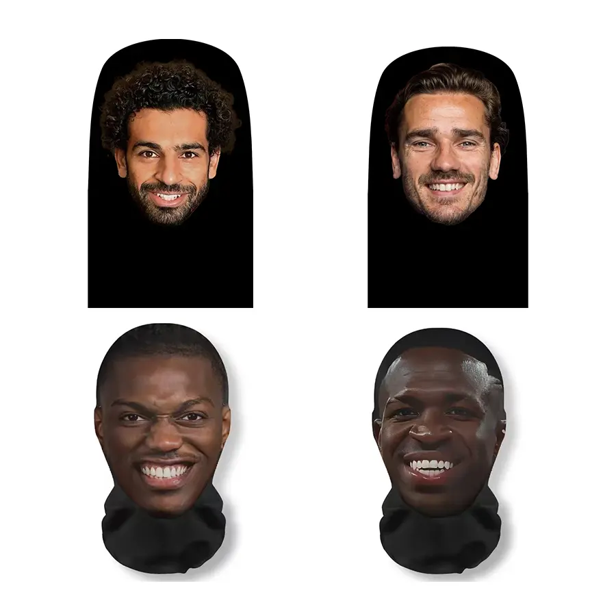 Full Face Motorcycle Protective Mask - Adult Motorcycle Accessories, Playful Elastic Mesh Breathable Cover with Fashion Party-Ready Look & Standout Visibility for Soccer Games, Social Distance Use