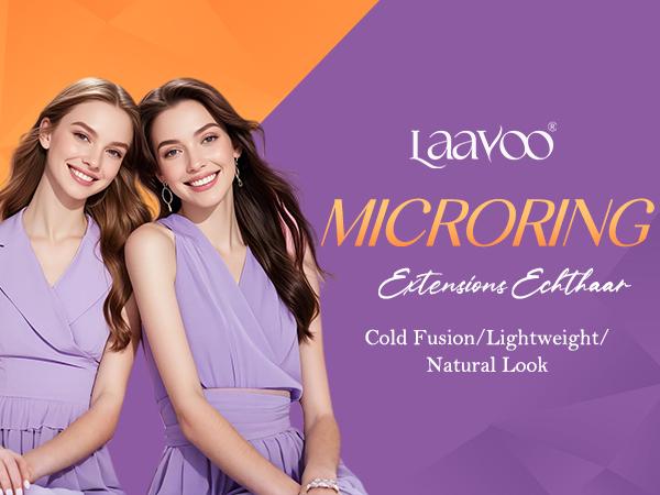 LaaVoo Micro Hair Extensions Real Human Hair Micro Ring Extensions Glueless Pre Style Human hair MIcro Bead Hair Extensions  Micro Loop Hair Extensions 57 Grams TikTokShopHolidayHaul  Christmas Gift for Her SpringStatements