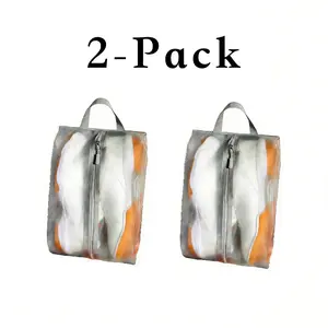 2-Pack Breathable Shoe Bags & Shoe Pouches, Versatile Sports Shoe Storage Solutions for Sneakers, Workout Gear, Tennis Shoes, Football Cleats, Badminton Shoes – Perfect Valentine's Day Presents for Men and Women