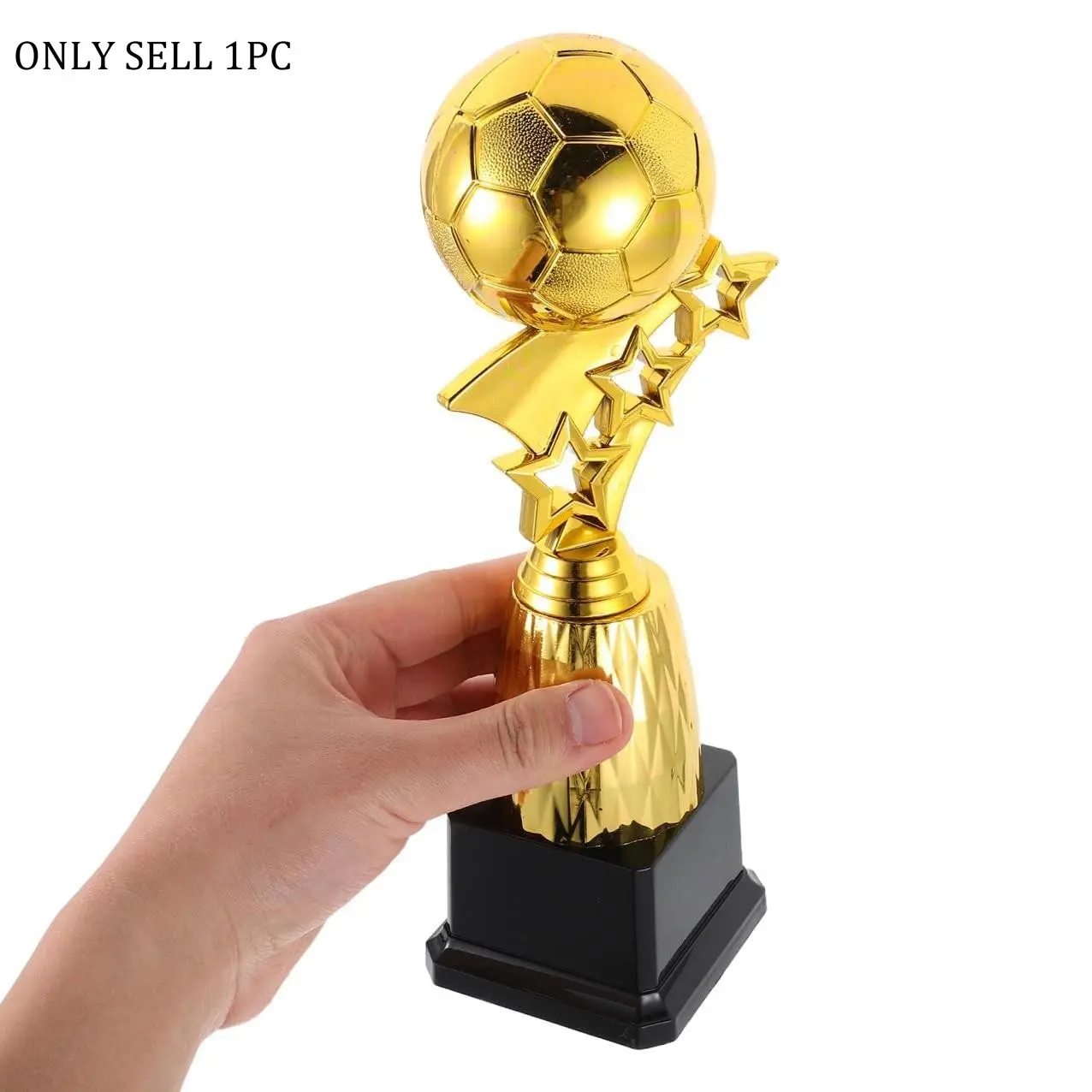 Plastic Trophy for Football Players, League Prize Award, Sports Event Souvenir, Ideal Decorative Gift for Athletes & Fans, Recognition, Accomplishment, Soccer Trophies