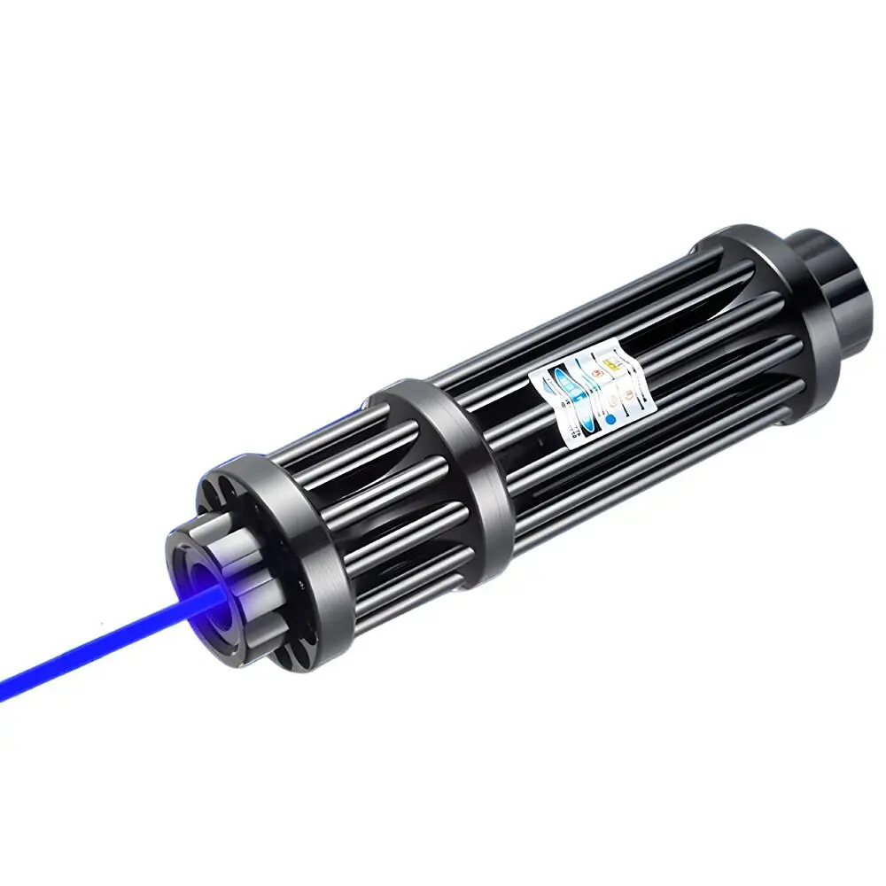 【BackToSchool】Adjustable Visible Blue Dot Presentation Pointer Torch Light with 2 Batteries, 5‑Beam Heads