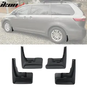 Front & Rear Fender Mud Flaps Splash Guards for Toyota Sienna 2011-2017 PP