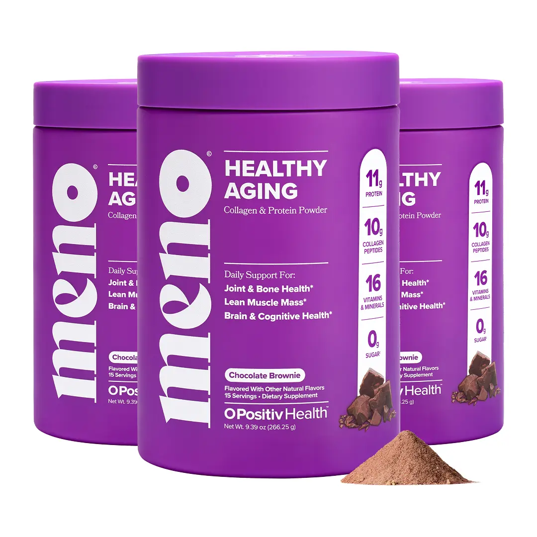 MENO Healthy Aging Collagen & Protein Powder 3-Pack