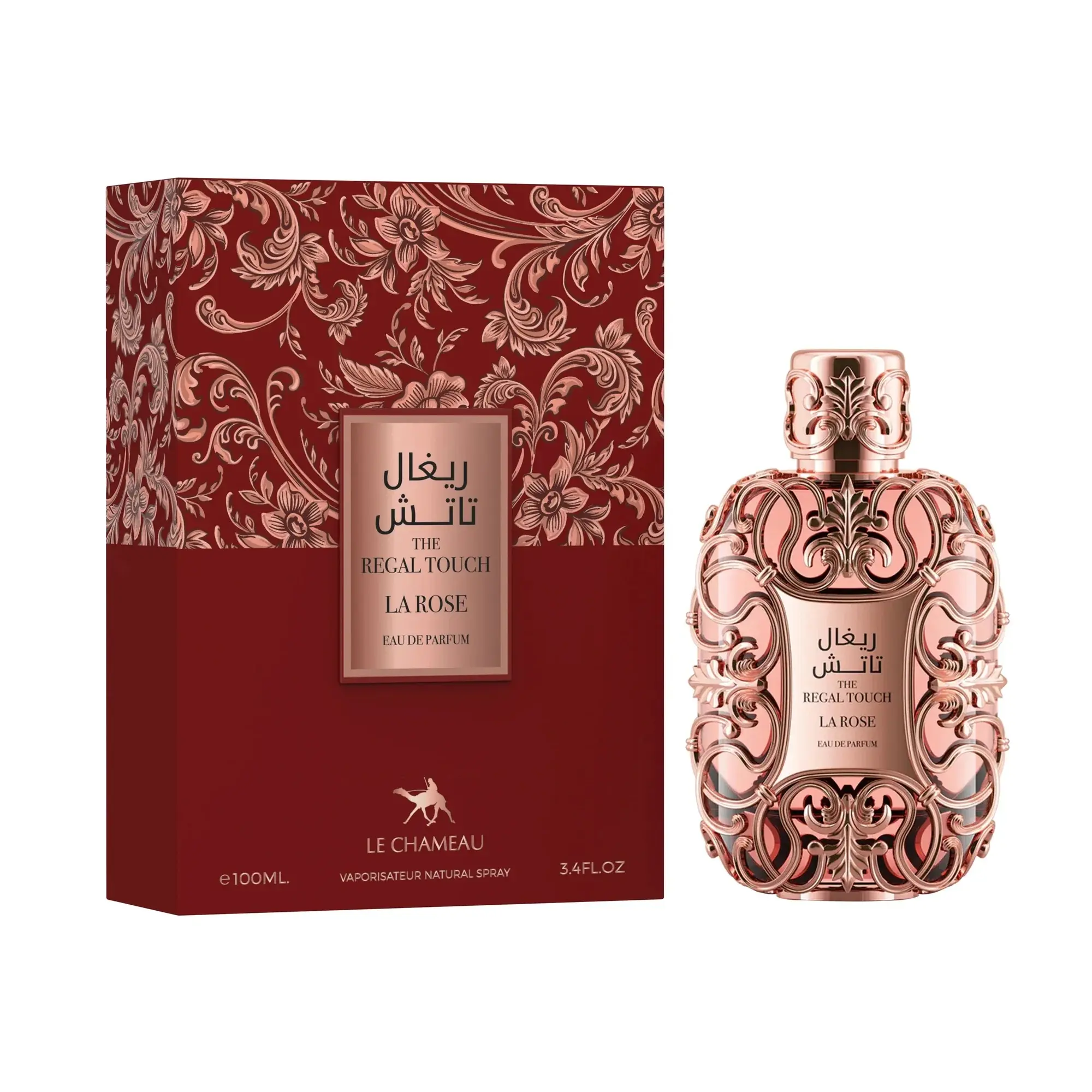 Emper The Regal Touch La Rose Unisex Eau de Parfum - 100 ml Adults Aromatic Woody Floral EDP Fragrances with Vanilla Scents, EDP Liquid Perfumes