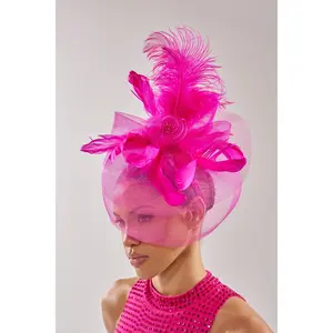 DERBY DAY PINK FASCINATOR