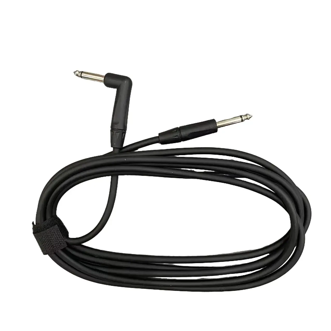 Guitar Cable 6.35mm Right Angle to Straight For Electric Guitar Bass Amp