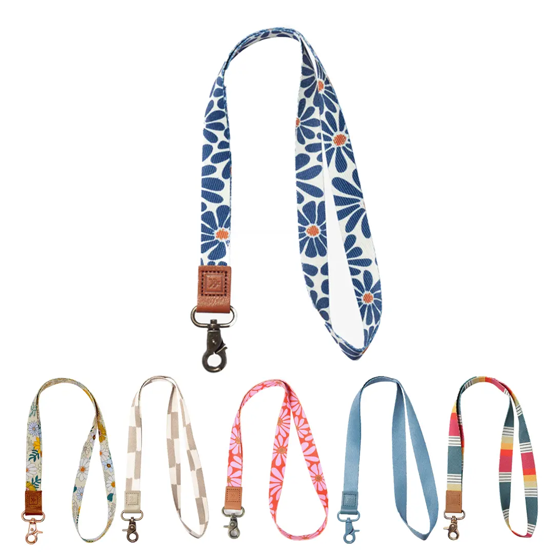 Thread Neck Lanyard Tactical Id Holder Keychain Badge Reel