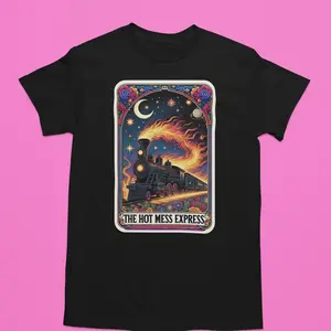 The hot mess express tarot card tshirt