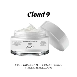 8 oz Whipped Body Butter Vegan Friendly Handcrafted Shea Butter Cream