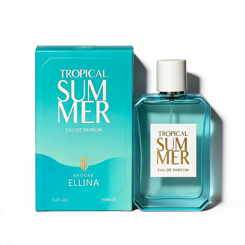3.4 fl oz Women's Eau De Parfuma Fragrance Spray, Long-Lasting Perfume, Notes Of  Coconut Water,Pineapple,Palm Leaf, Guava,Banana,Water Lily Flavor, 2 Different Scents ,Perfect For Dating, Daily Life, Parties, Gift Giving