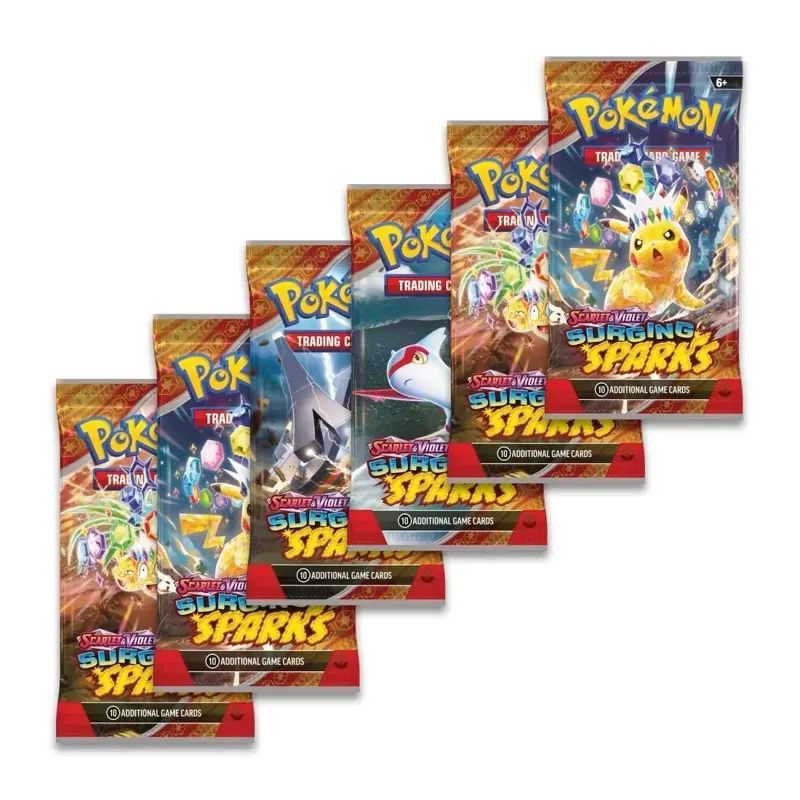 5x Surging Sparks Booster Packs