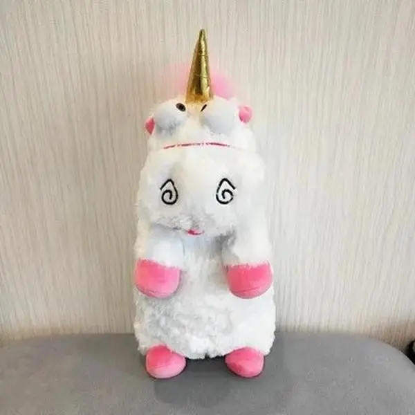 Stuffed Unicorn Backpack, New Movie Character Soft Plush Toy, 50CM Kids Christmas Gift Functional Bag