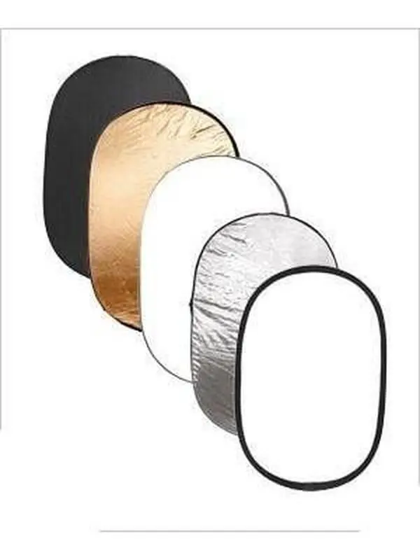 Collapsible Five In One Reflector Disc or Oval