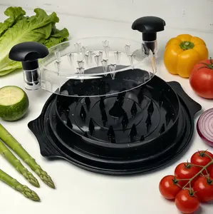 Gift for Fitness Lovers Large Chicken Shredder Tool with Visible Lid, Anti-Slip Ergonomic Handle, BPA Free Dishwas Large Capacity Safe Kitchen Gadget for Family Cooking, Elegant Black Meat Shredder for Pork/Beef/Vegetables Pet Owner Must-Have Perfect Gift