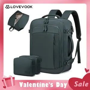 【Valentine's Day Gift】LOVEVOOK Weekender Overnight Luggage Daypack,TSA Approved Travel Essentials Bag,Travel Backpack Carry On Airline Approved TikTokShopJumpstartSale