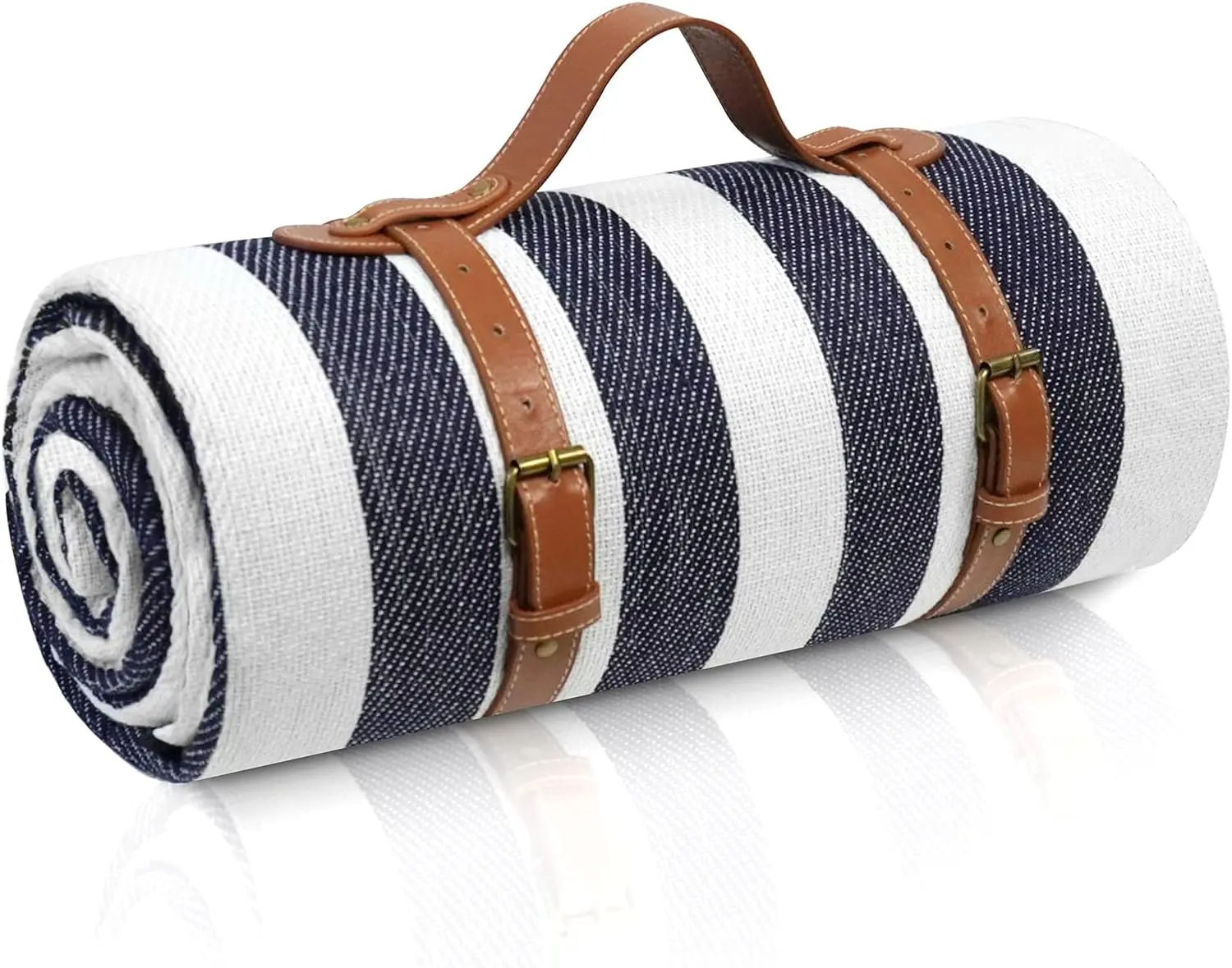 80”x 80” Picnic Blanket Extra Large, Waterproof and Foldable Beach Blanket, 3-Layer Outdoor Blanket for 6 to 8 Adults, for Camping, Park, Beach, Grass, Indoors