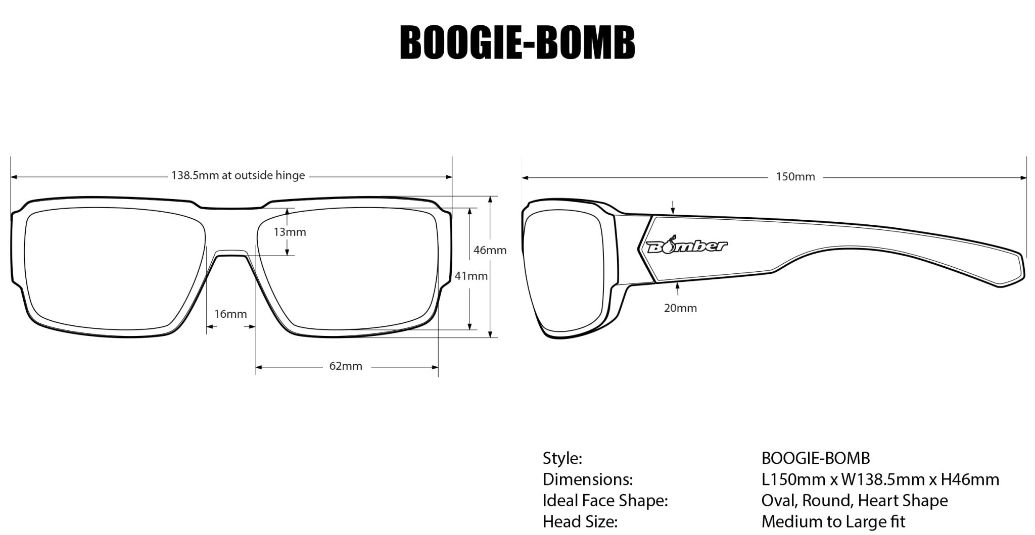 BOOGIE BOMB ANSI Z87+ Safety Eyewear with Wide Frames Impact-Resistant Lenses UVA UVB Protection for Ultimate Protection BOOGIE BOMB ANSI Z87+ Safety Eyewear with Wide Frames Impact-Resistant Lenses UVA UVB Protection for Ultimate Protection