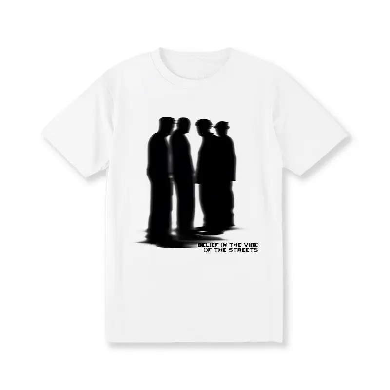 Unisex Pure Cotton Short-Sleeve T-Shirt Top, Party Accessory with Geometric Print Long-Lasting Ink Virtual Shadow Characters Graphic, Gothic Grunge Minimalist Design for Street Atmosphere Events