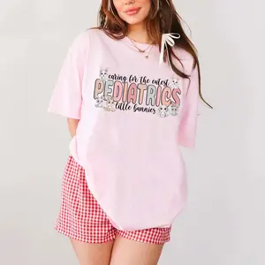 Pediatrics Easter Shirt, PEDS Easter Bunnies Tee, RN, NP, Doctor, Crew, Pediatrics Easter T-shirt, Gift For Pediatric Nurse 2