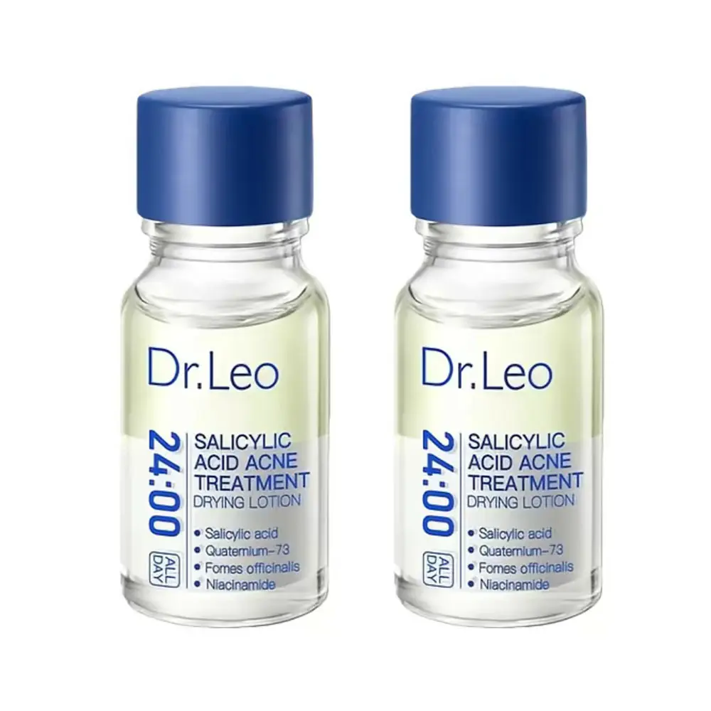 2 Packs of Dr.Leo Salicylic Acid Drying Lotion |     24H Pimple Relief, Fade Acne Marks, Reduce Inflammation, Oil Control, for Sensitive Skin