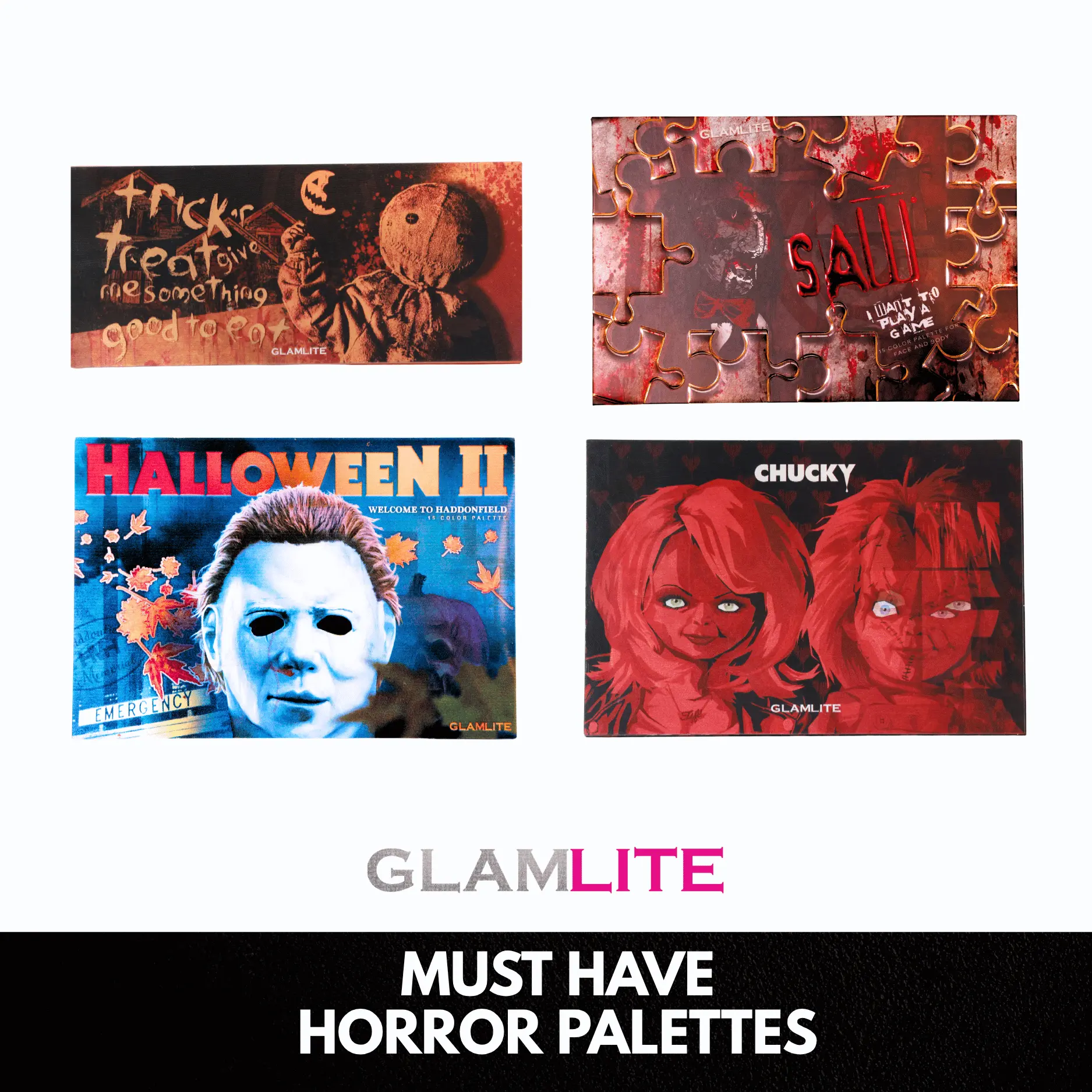Glamlite MUST HAVE Horror Palettes