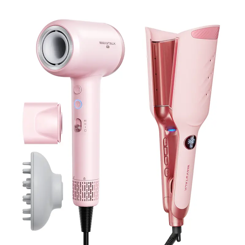 wavytalk pro steam hair straightener brush - TikTok Shop