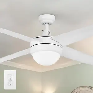 Nova Modern Smart Ceiling Fan with LED Light 52 inch