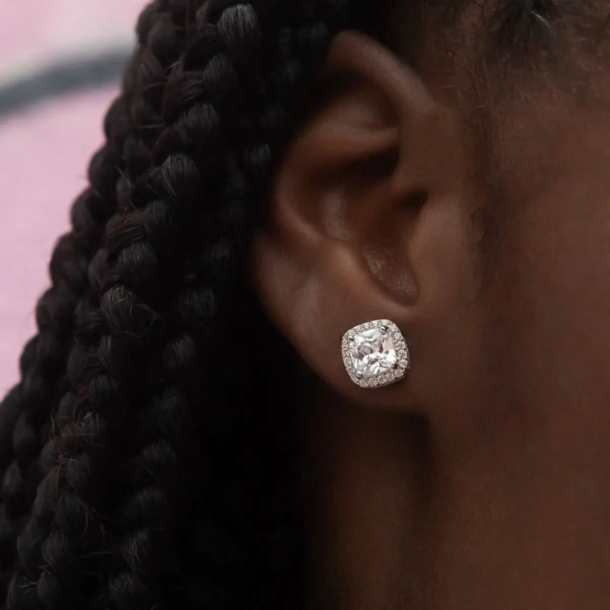 GLD Cushion Cut Earrings - Perfect Gift