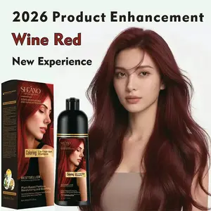 【Factory Direct】  Multi-Color 3in1 Hair Dye Shampoo – Long-Lasting Color, Natural Plant Ingredients, Hair Repair, Suitable for Sensitive Skin, Instant Grey Hair Coverage champu para canas