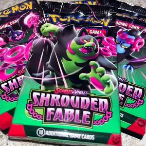 Pokémon Shrouded Fable - Trading Card Game Pack - 10 Additional Game Cards for Collectors Official TCG Expansion