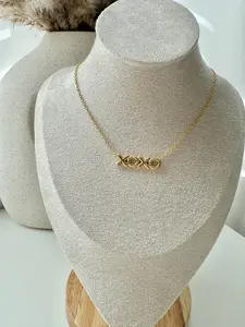Xoxo Stainless Steel Necklace