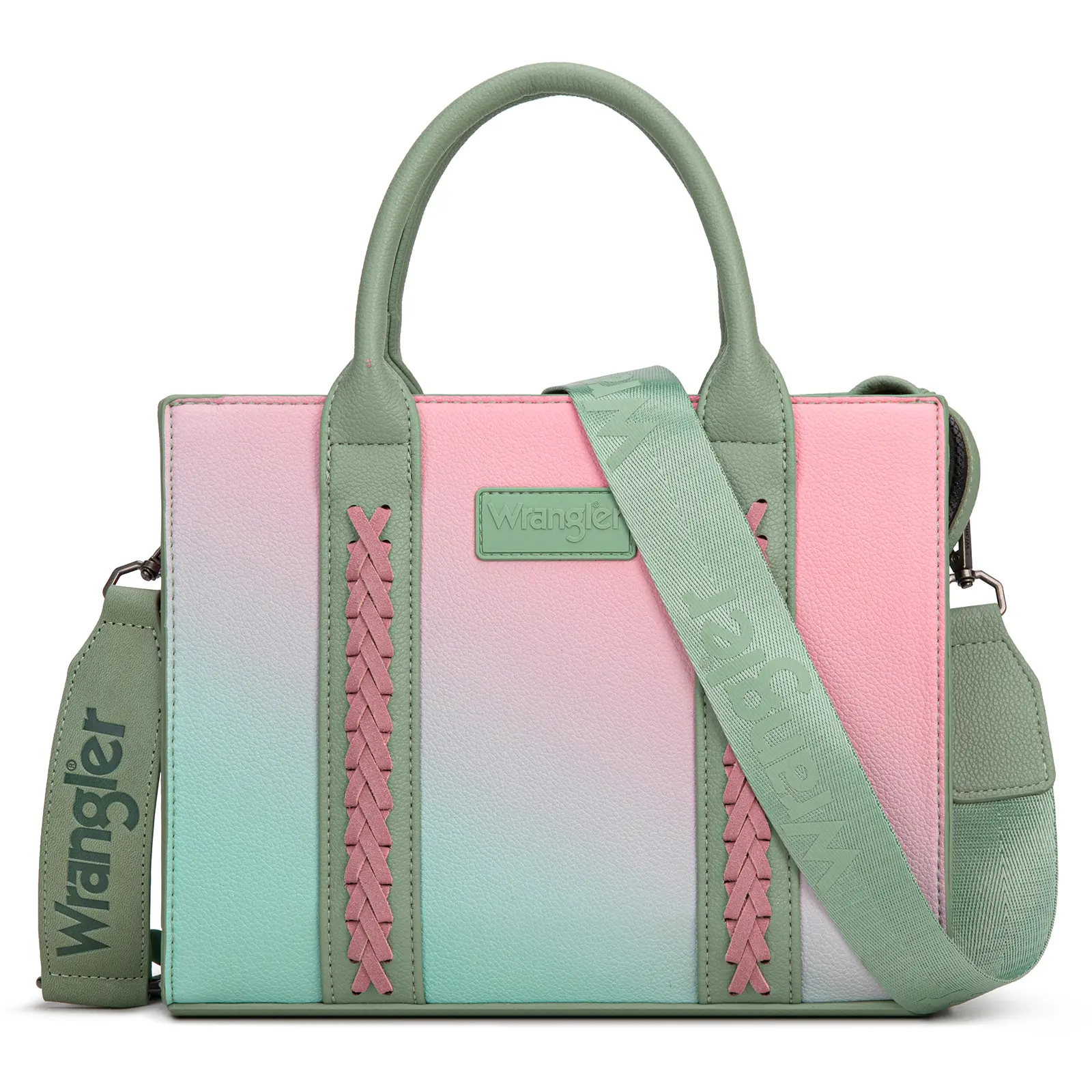 Wrangler Medium Tote Bag for Women Satchel Handbags Top-handle Purses with Strap