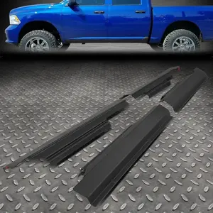 [4PC]FOR 09-20 DODGE RAM 1500-3500 PICKUP CREW CAB ROCKER PANEL SILL PLATE COVER