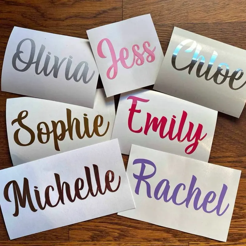 Name decals Name decals