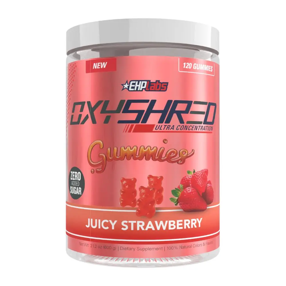 OxyShred Energy Gummies | On-The-Go Energy Chews | Zero Added Sugar | L-Carnitine & Natural Caffeine | Energy & Focus Support Anytime