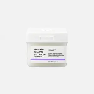 Genabelle Melacare Jelly Touch Dual Pad 60ea - Gentle Exfoliation whilst hydrating