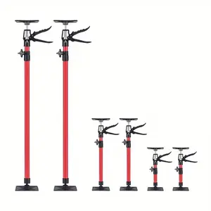 2 Pack Adjustable Telescopic Support Poles 11.8-114" - Heavy Duty Steel Cabinet Jack Third Hand Tool for Drywall, Cabinets & Installation